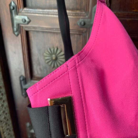 La Perla Bikini Top Large pink Triangle bra bralette style NWT bathing suit top - Picture 7 of 9